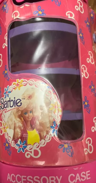 Vintage 1993 Mattel Barbie Doll Accessory Storage Travel Case ONLY Snap  Closure