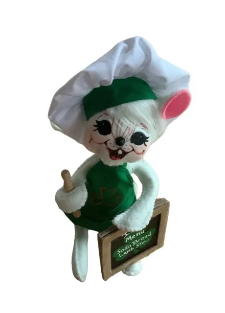 Annalee 2018 Irish Chef Mouse With Menu Board 150418 St Patricks Day 6"