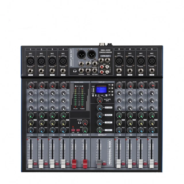 Mixing Console Professional 12 Channel ,USB Karaoke Audio Sound Mixer Console Mixing Console Professional 12 Channel ,USB Karaoke Audio Sound Mixer Console