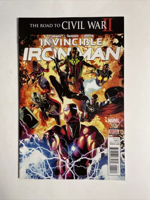 Invincible Iron Man #11 (2016) 9.4 NM Marvel High Grade Comic Book Riri Williams