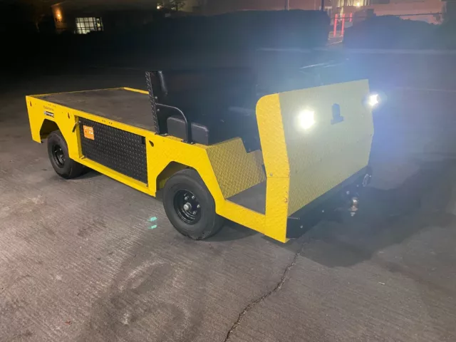 Cushman Titan HD 48 volt Industrial Electric Flatbed Utility Cart
