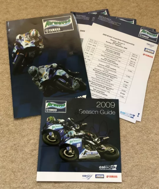 Leon CAMIER & James ELLISON - SIGNED Airwaves 2009 British Super Bike - VIP pack