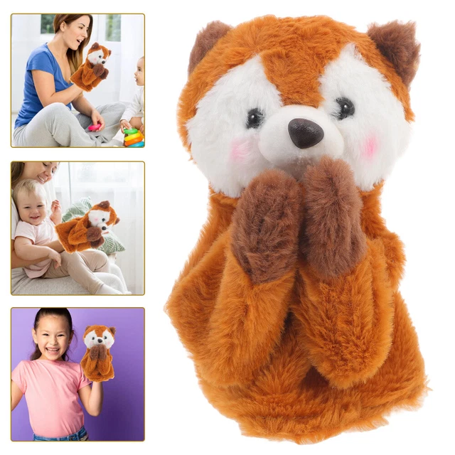 PLUSH BOXING ANIMAL Hand Puppet Sound Effect Cartoon Hand Puppet
