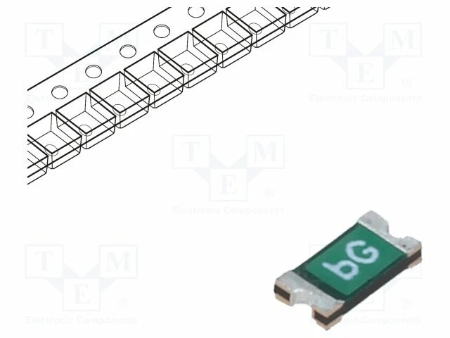 Sécurité: Ptc Polymère Geh : 1206 250mA Imax: 100A 0ZCJ 0ZCJ0025FF2E Smd-Polyme