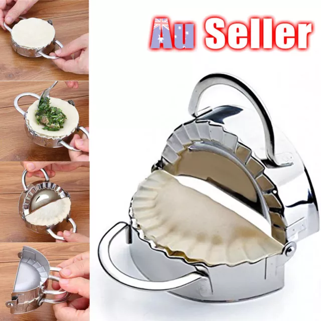 Dumpling Mould Turnover Stainless Steel DIY Press Gyoza Dough Kitchen