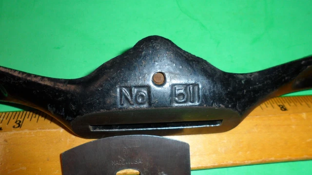 vintage stanley sw #51 spoke shave flat bottom 4