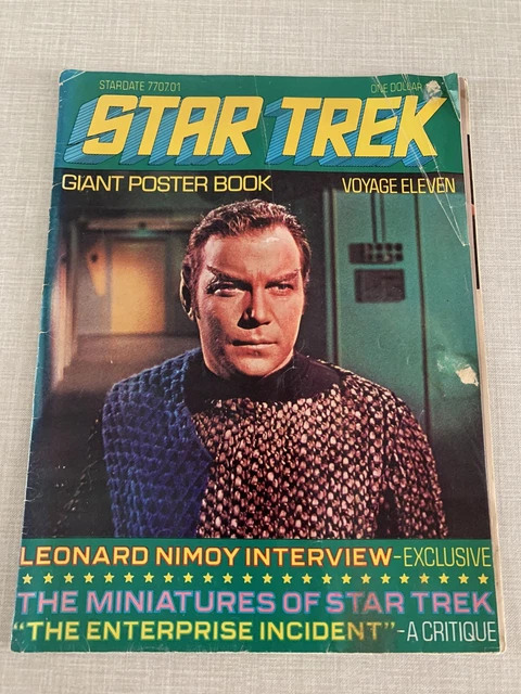 Star Trek Giant Poster Book UK Edition Voyage eleven 1970s