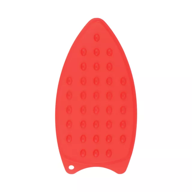 Silicone Iron Rest Pad Hot Resistant Mat Iron Rest Plate Red