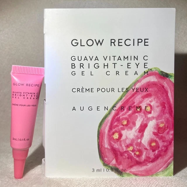GLOW RECIPE GUAVA Vitamin C BrightEye Gel Cream Deluxe Sample Size