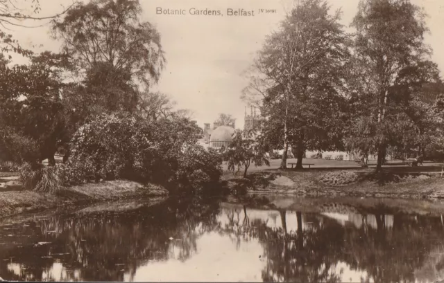 a northern ireland old postcard ulster irish antrim belfast botanic gardens