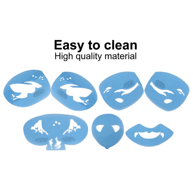 (FA18) Kit stencil vernice viso modello pittura lavabile stencil Halloween SLS