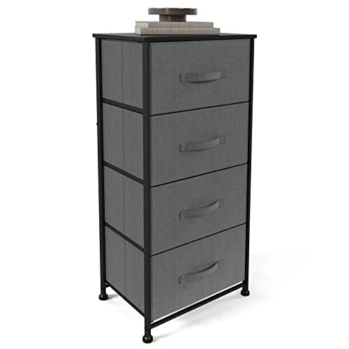 4 Drawer Dresser for Bedroom, Dessers Storage Tower, Chests of Drawers,