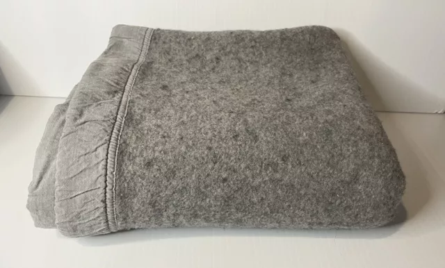 Sheridan Baby Grey Merino Wool Blanket 110cm - Cot Pram Crib