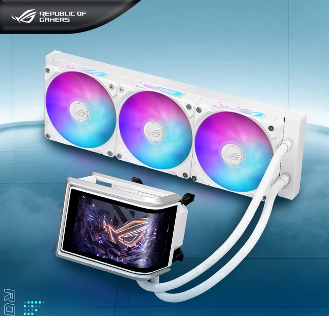 ASUS ROG RYUO IV SLC 360 ARGB Liquid CPU Cooler White long edition £449 ...