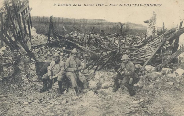 14-18 CPA Grande Guerre / Château-Thierry / 2ème Bat. de la Marne 1918 / Superbe