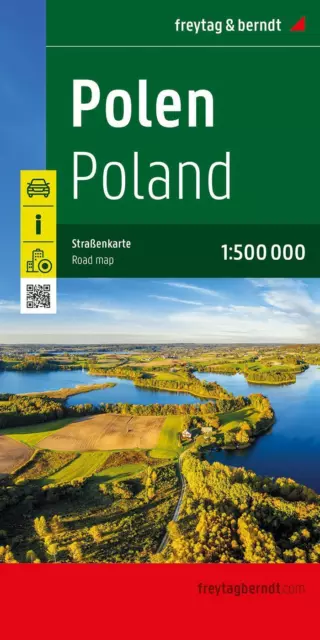 Polen, Straßenkarte 1:500.000, freytag & berndt | Freytag & Berndt | Gefalzt