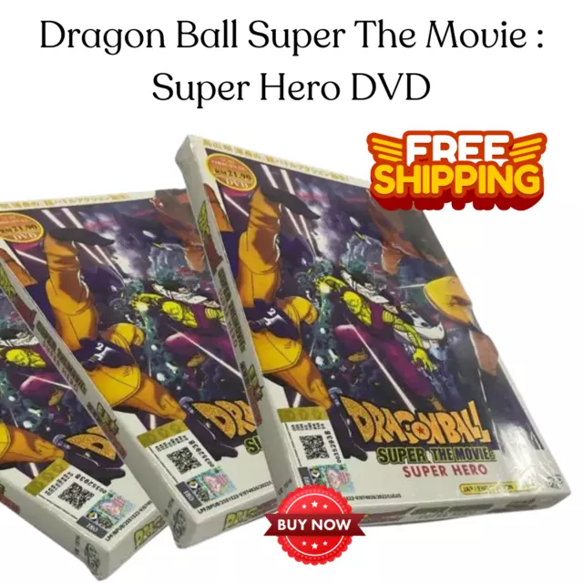 DVD Anime Dragon Ball Super The Movie : Super Hero English Dub Free Shipping
