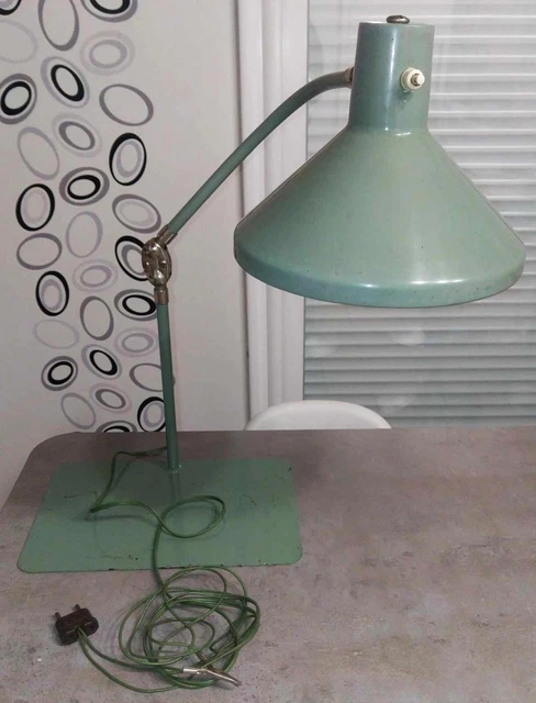 Lot De 3 Lampes De Travail Anciennes - Garage Atelier Dépannage - Occasion Partiellement Testées