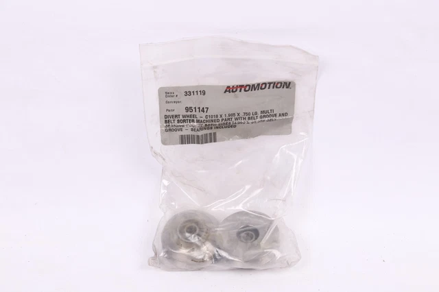 Automotion, 951147, Divert Wheel, Aluminum x 1.905 in. x .750 in. L