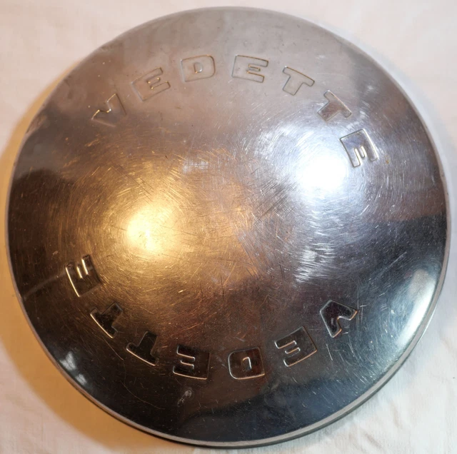 AUTOMOBILIA - Rare enjoliveur SIMCA Vedette V8 - années 1954 1961 2