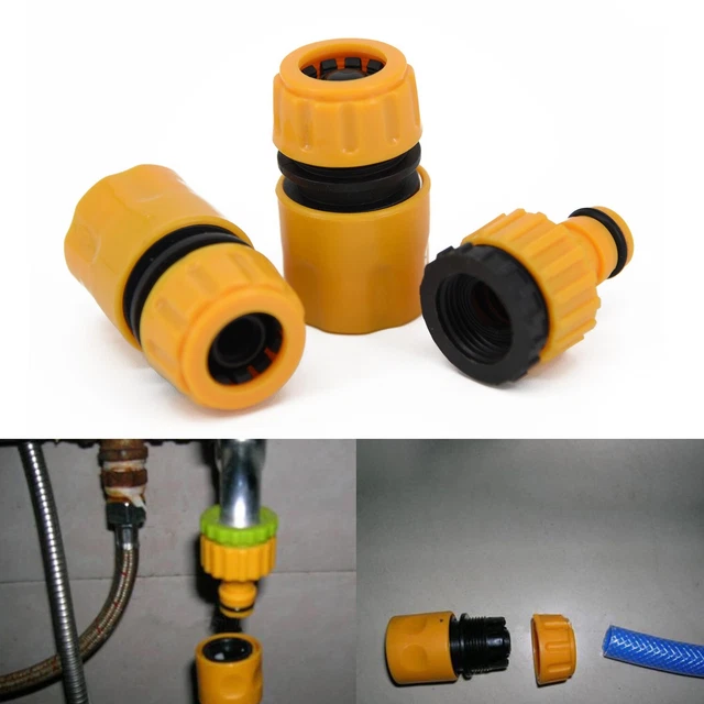 Wasser Garten Stecker Quick Tap Set Fitting Adapter Rohr System 1/2 "Schlauch