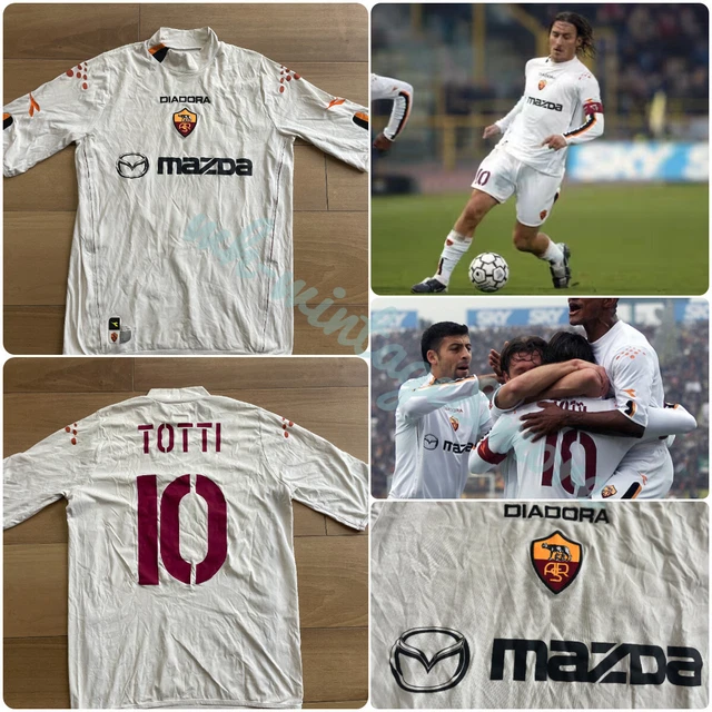 2006-07 As Roma Away Name Set #10 TOTTI (Repro