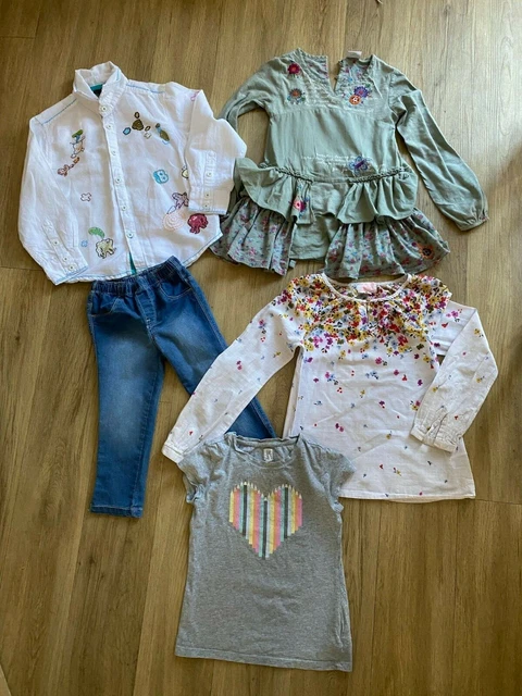 Maglietta pantaloni Capri Abbigliamento Ragazza x 5 Next Gap M&S Età 6 Denim T-Shirt 