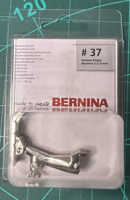 New Bernina Old Style #37 1/4 inch Patchwork Presser Foot for Bernina BNIB