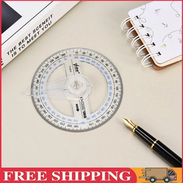 Swing Ruler Protractor All Circular Pointer Angle Finder Meter Mesurement Gauge