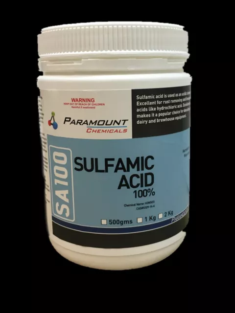 2 KG Sulfamic Acid / Sulphamic Acid High Purity Aus FREE SHIPPING AU