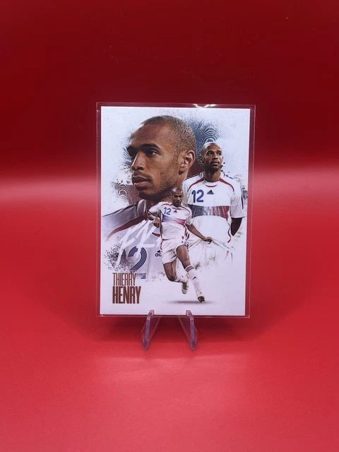 Thierry Henry Rare CARTE foot Futera Platinum STRIKER NO Panini - Collection