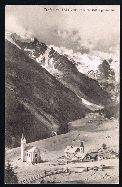 1 Cartolina Trafoi Coll' Ortles Vinschgau Südtirol Stelvio Non Viaggiata