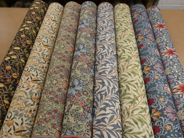 WILLIAM MORRIS TAPESTRY FABRIC Upholstery Cushion Curtains in 42 Designs