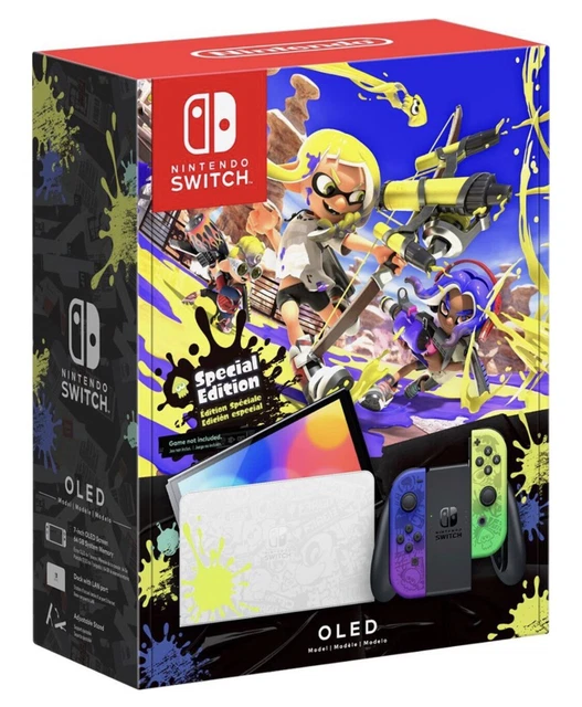 NINTENDO SWITCH OLED Model Splatoon 3 Edition Console BRAND NEW US FREE