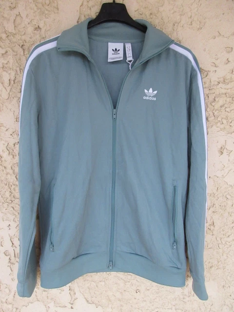 Veste Vintage PRISU Sport Années 70 - Taille M Vert - Jacket De Survêtement - Occasion Très Bon état