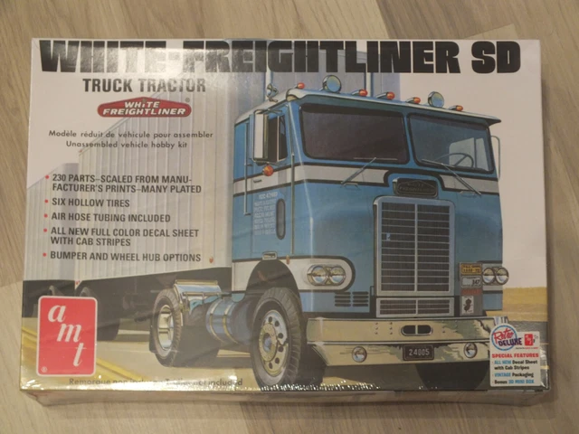 AMT ERTL 1/25 White Freightliner Single drive von 2016 Bausatz Truck ...