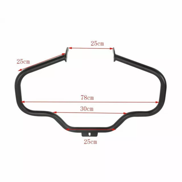 Moustache Motorschutzbügel Sturzbügel-Harley CVO Softail Deluxe FLSTNSE 14-15 2