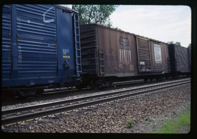 Railroad Slide - Union Pacific #508203 Box Car 1989 La Grange Illinois Freight