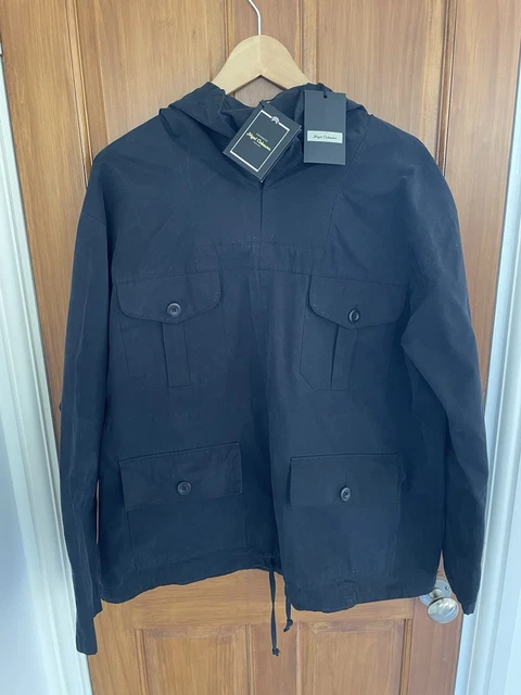 NIGEL CABOURN BRITISH Army Smock Black Size 46 M New with Tags