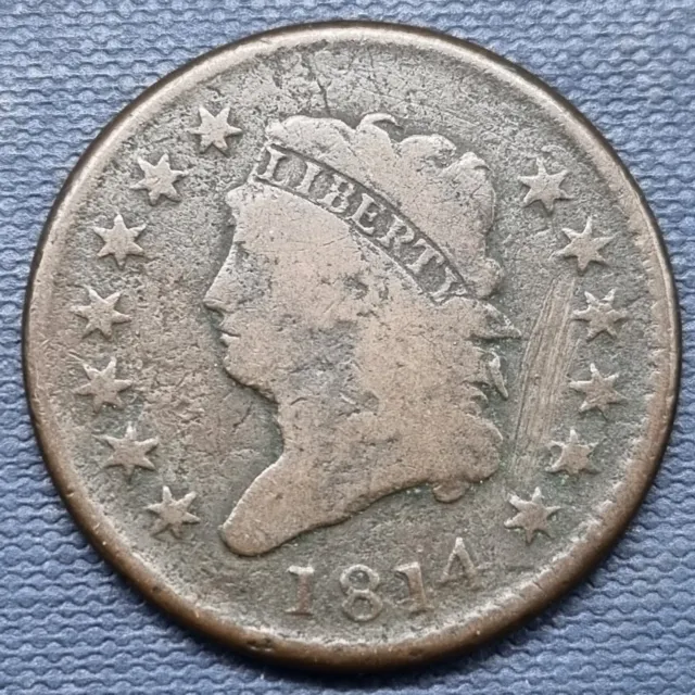 1814 Classic Head Large Cent 1c Better Grade #62664