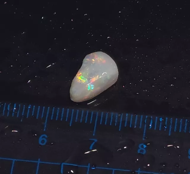 Australian opal rub.  Multi colour 2.4ct.  Natural Coober Pedy solid opal Rub