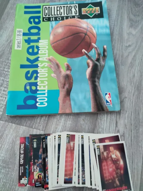 Upper Deck 1995 1996 Série 2 Version francaise Cartes Basket Basketball NBA