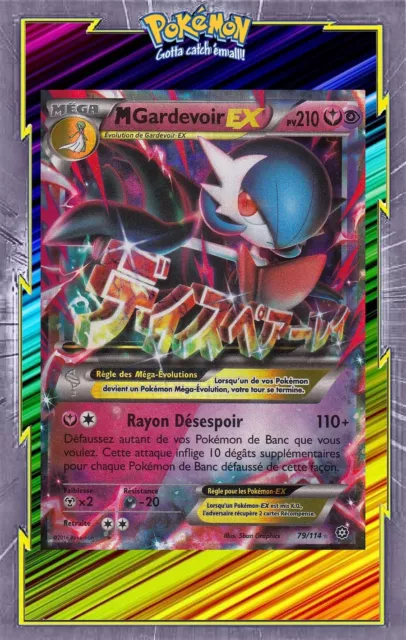 🌈M Gardevoir EX-XY11:Offensive Vapeur - 79/114 - Carte Pokemon Française