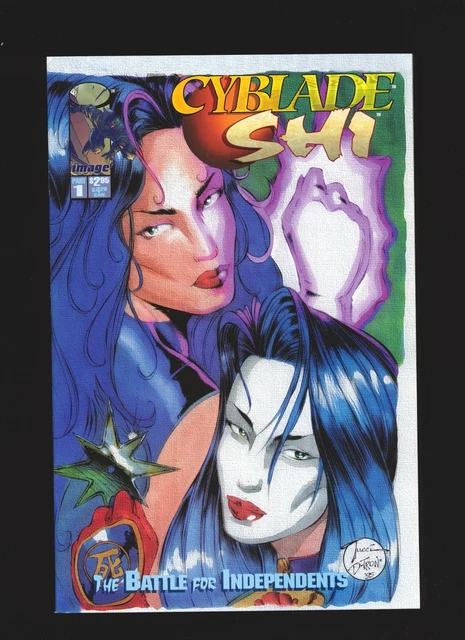 Cyblade/Shi Battle For Independents # 1 Tucci Variant - 1st Witchblade NM- Cond