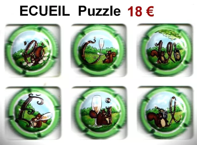 Capsules De Champagne Ecueil "Puzzle"