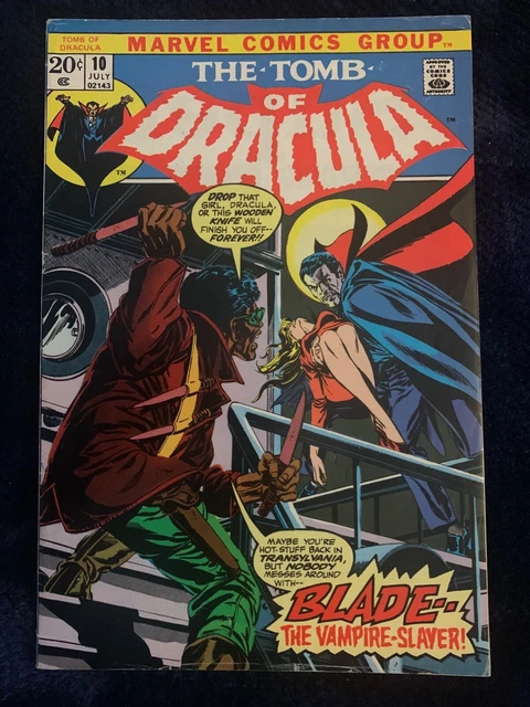 TOMB OF DRACULA #10 (Marvel/1973) **Key 1st Blade! $1,249.00 - PicClick CA