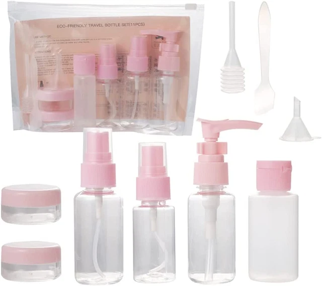 Bottigliette Da Viaggio Set per Aereo - Contenitori Da Viaggio per Liquidi - Kit
