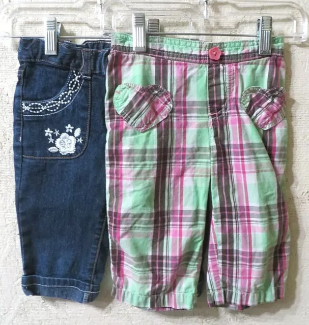 GIRLS CAPRI- 2 PAIRS, Size (3t)