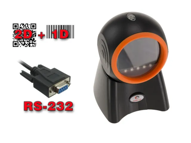 Douchette Scanner SERIE COM RS232 type caisse pour codes barres EAN et Codes 2D