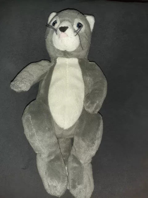 Doudou/peluche Chat Gris/blanc IKEA